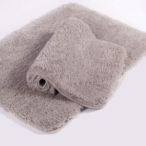 Water Absorbent Mat Soft Microfiber Bathroom Rug Machine Washable Bath Mat