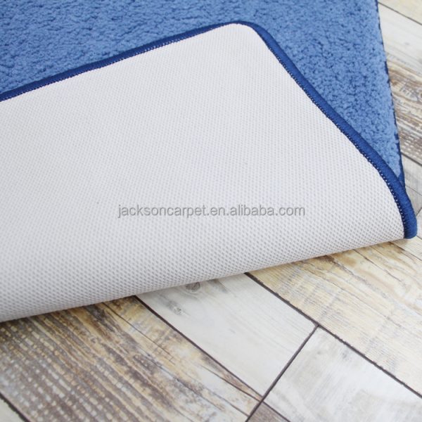 Water Absorbent Mat Soft Microfiber Bathroom Rug Machine Washable Bath Mat