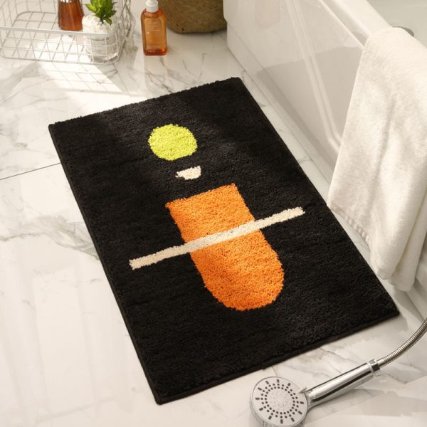 Non-Slip Fluffy Soft Plush Microfiber Quick Dry Machine Washable Ultra Shaggy Bath Mats