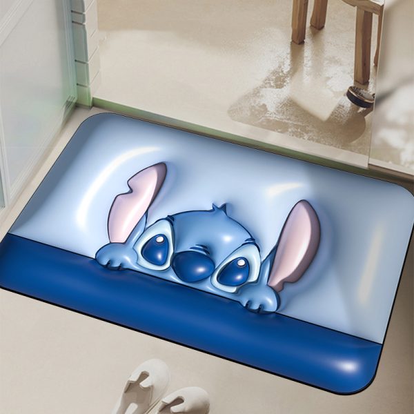 3D Visual Anti-Slip Absorbent Bathroom Mat