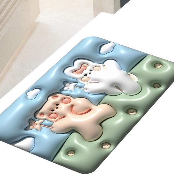 3D Visual Soft Anti-Slip Floor Mat