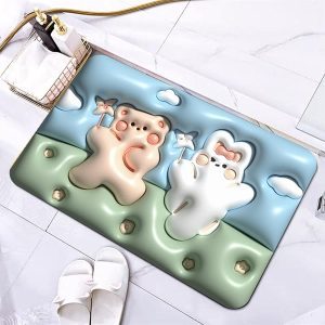 3D Visual Soft Anti-Slip Floor Mat