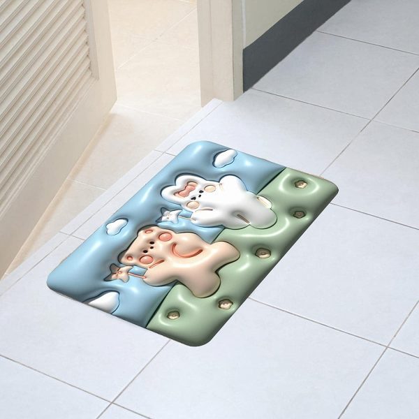 3D Visual Soft Anti-Slip Floor Mat