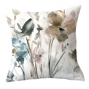 Flower Throw Pillow Covers