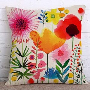 Painting Flowers Decorative Pillow Covers