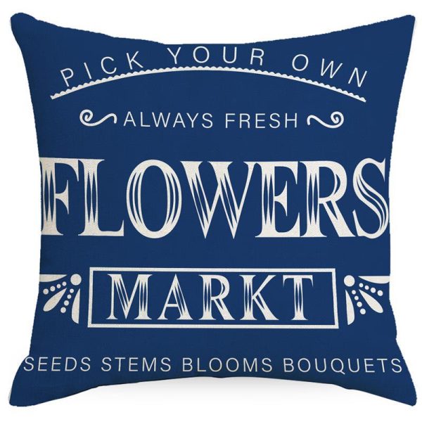 Tulips Bicycle Throw Pillow Covers