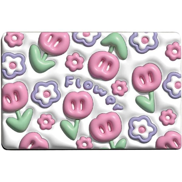 Memory Foam Bath Rug | Flower Non-Slip Bathroom Mat