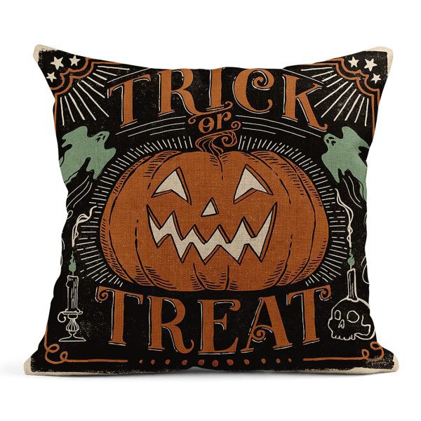 Pillow Covers Halloween Pumpkins Pattern