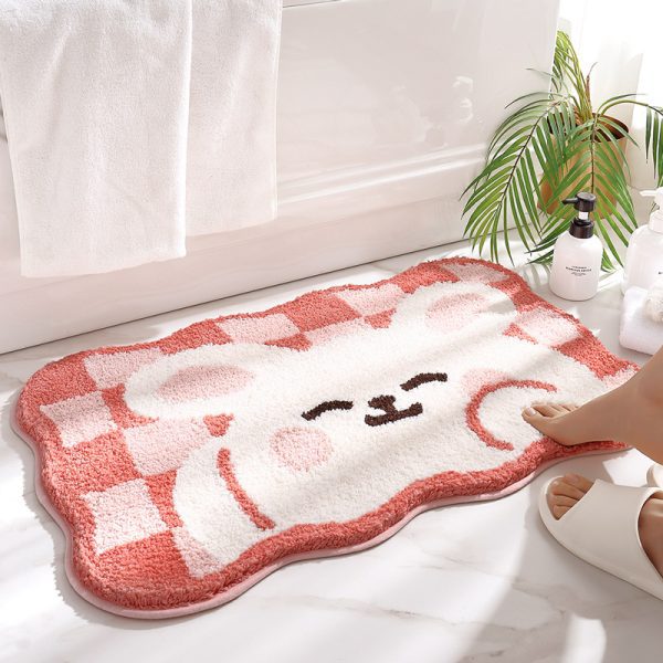 Animal Frog Machine Wash Dry Extra Soft Absorbent Non-Slip Comfortable Bath Mat