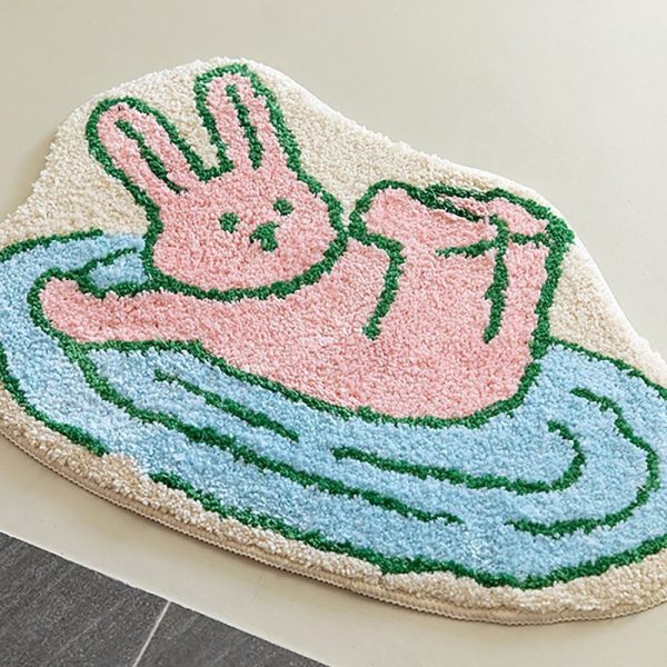 Thick Extra Soft Plush Absorbent Durable Rubber Backing Non Slip Bath mat Machine Washable