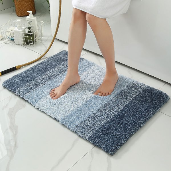 Luxury Soft and Absorbent Microfiber Non-Slip Plush Bathmat Machine Wash Dry