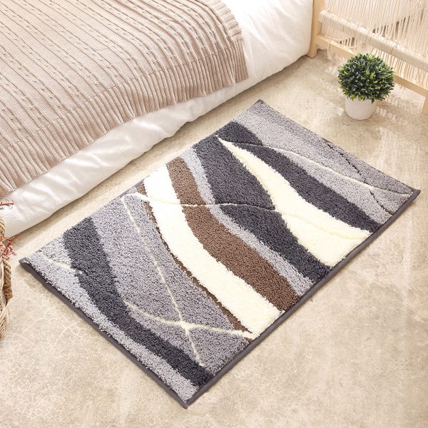 Luxury Leaf Plant Non-slip Absorbent Bath Mat