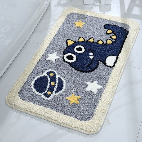 Cartoon bath mat absorbent non slip cute duckling