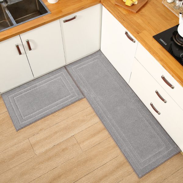 Light luxury absorbent bath mat non-slip