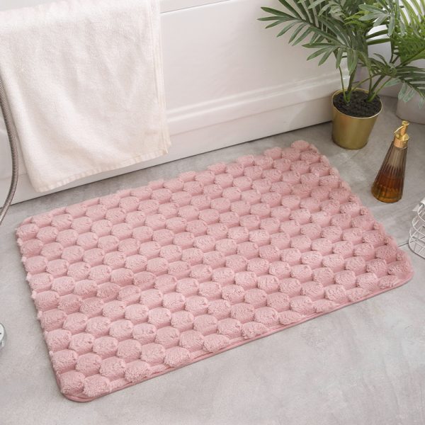 Simple premium bath mat absorbent non-slip