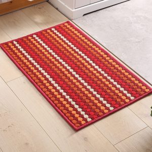 Multi-color lattice absorbent non-slip floor mat