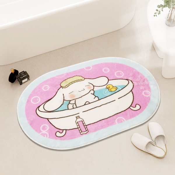 Cartoon cute carpet kulomi sanrio series lee bath mat imitation cashmere