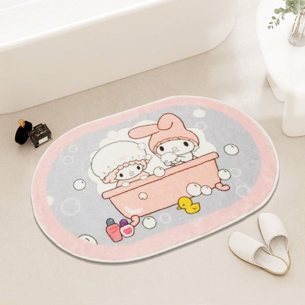 Cartoon cute carpet kulomi sanrio series lee bath mat imitation cashmere