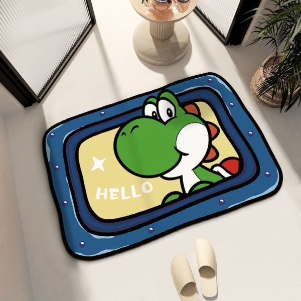 Mario diatom mud absorbs water anti-slip quick dry bath mat