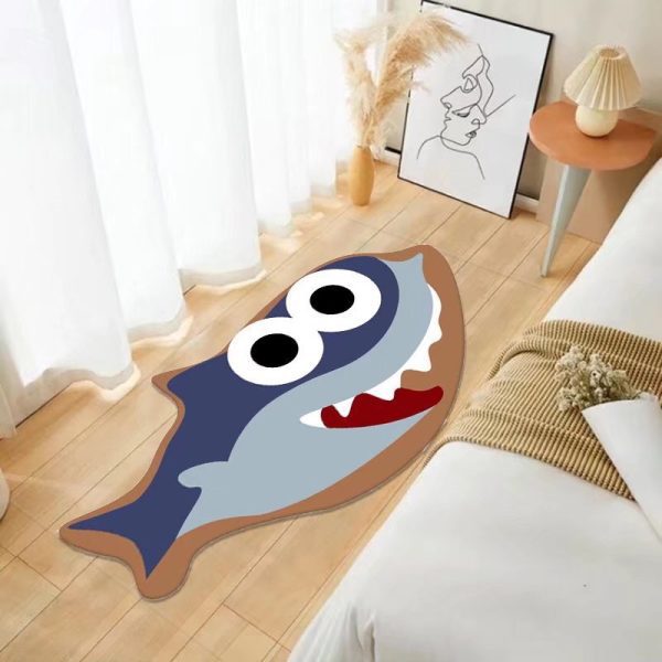 Cute anime kid fun cartoon shaped anti-slip bath mat