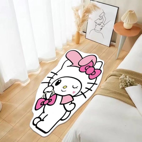 Cute anime kid fun cartoon shaped anti-slip bath mat