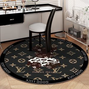 bearbrick round foldable round cartoon floor mat