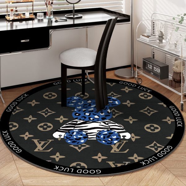 bearbrick round foldable round cartoon floor mat