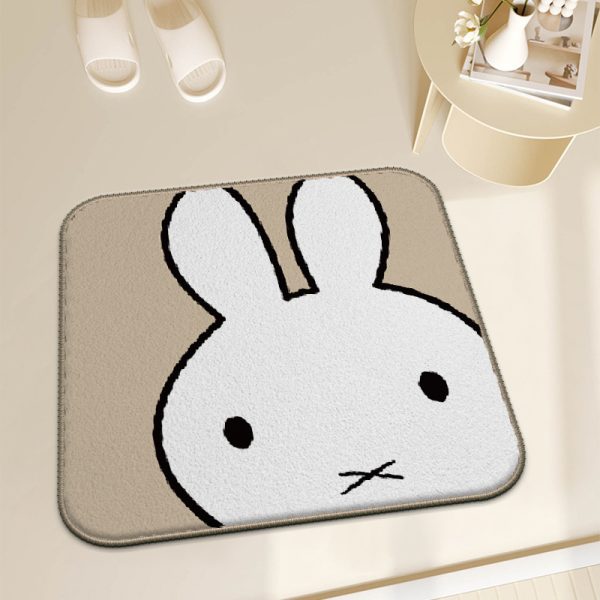 Cartoon Snoopy cute imitation cashmere absorbent bath mat