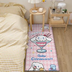 Cinnamoroll cartoon cute soft sticky comfortable girl imitation cashmere floor mat