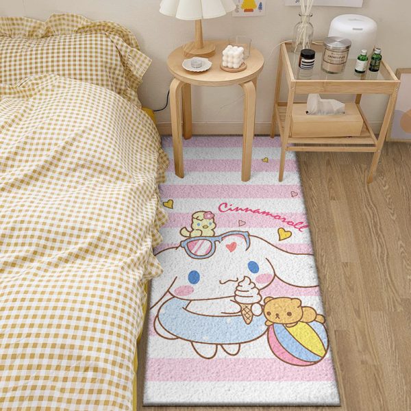 Cinnamoroll cartoon cute soft sticky comfortable girl imitation cashmere floor mat