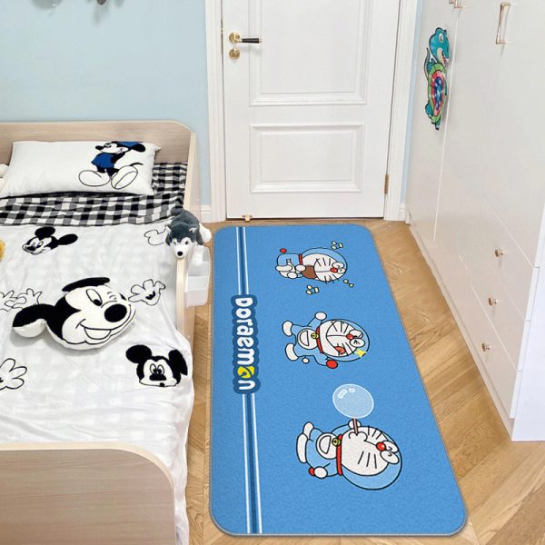 Doraemon cartoon cute anime imitation cashmere floor mat