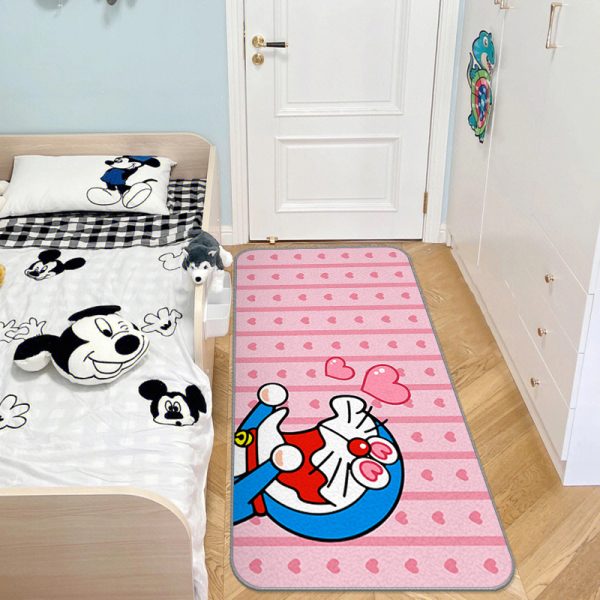 Doraemon cartoon cute anime imitation cashmere floor mat