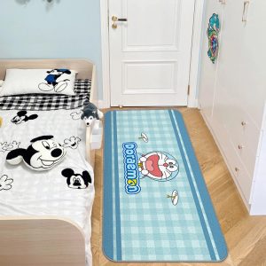 Doraemon cartoon cute anime imitation cashmere floor mat