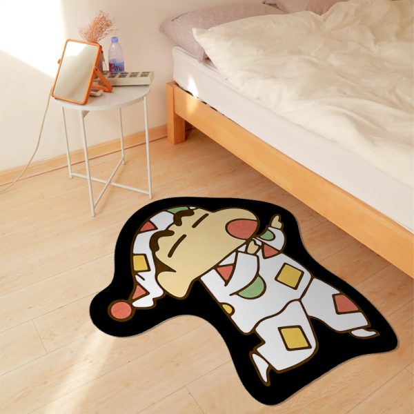 Crayon Shin-chan new anime cartoon crystal velvet non slip bath mat