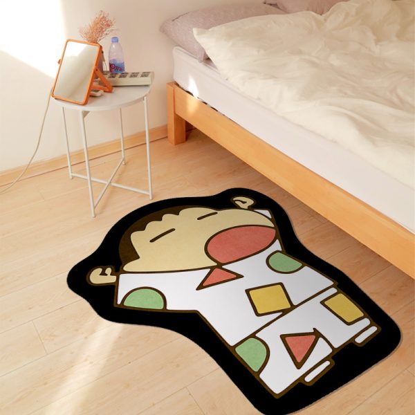 Crayon Shin-chan new anime cartoon crystal velvet non slip bath mat