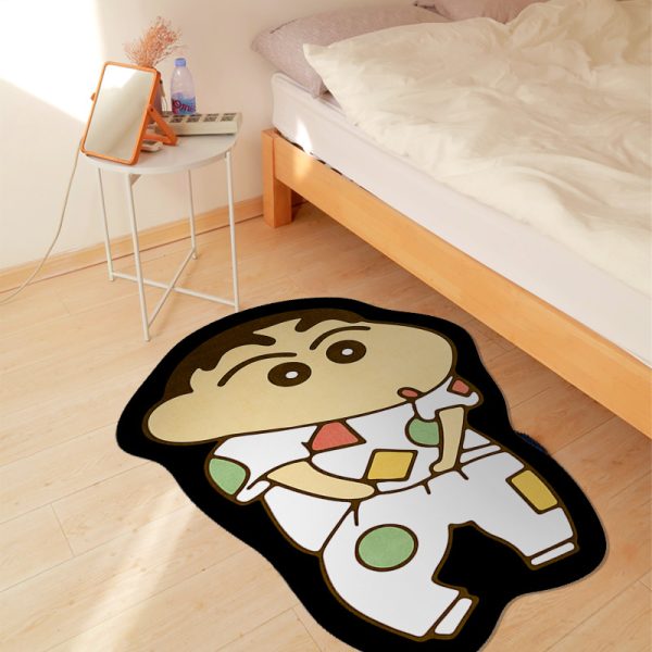 Crayon Shin-chan new anime cartoon crystal velvet non slip bath mat