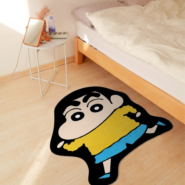 Crayon Shin-chan new anime cartoon crystal velvet non slip bath mat