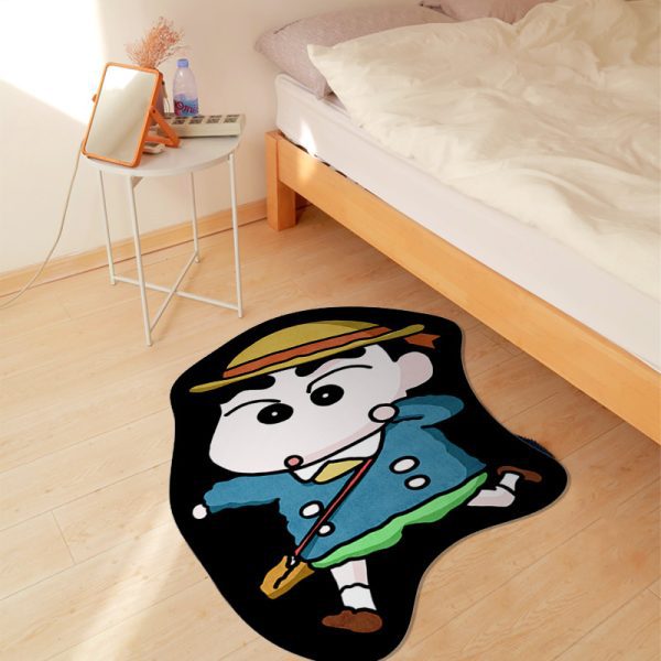 Crayon Shin-chan new anime cartoon crystal velvet non slip bath mat