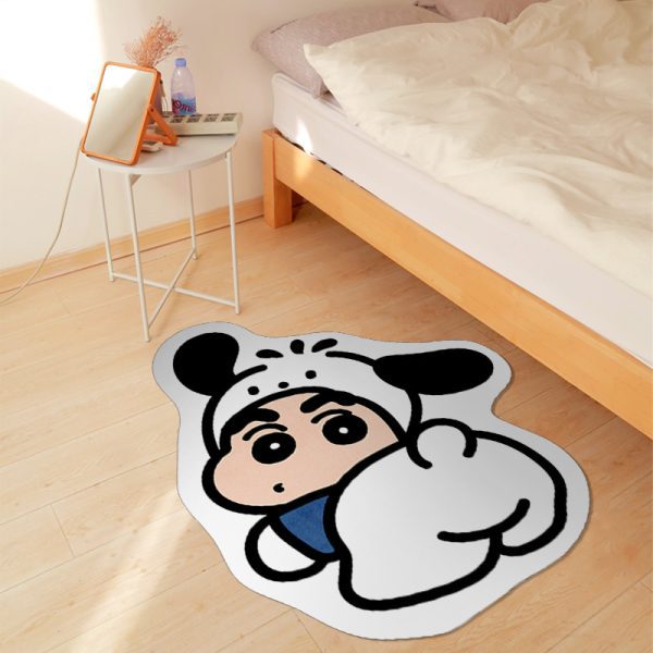 Crayon Shin-chan new anime cartoon crystal velvet non slip bath mat