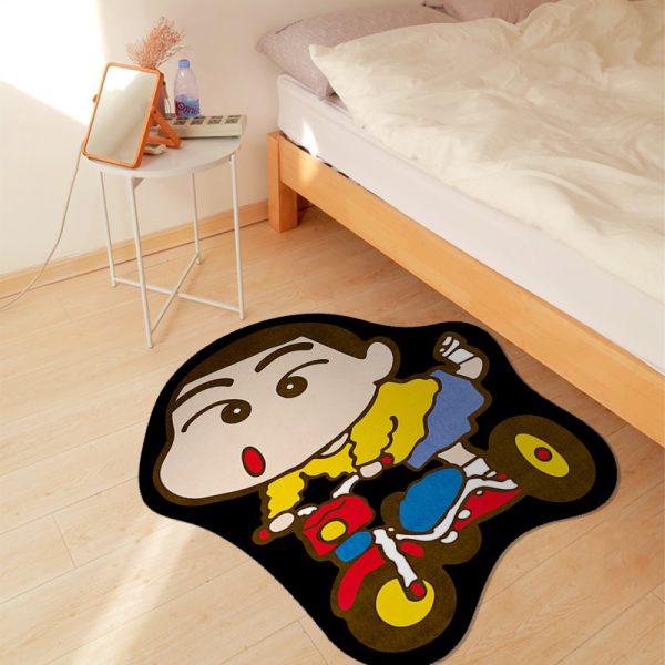 Crayon Shin-chan new anime cartoon crystal velvet non slip bath mat