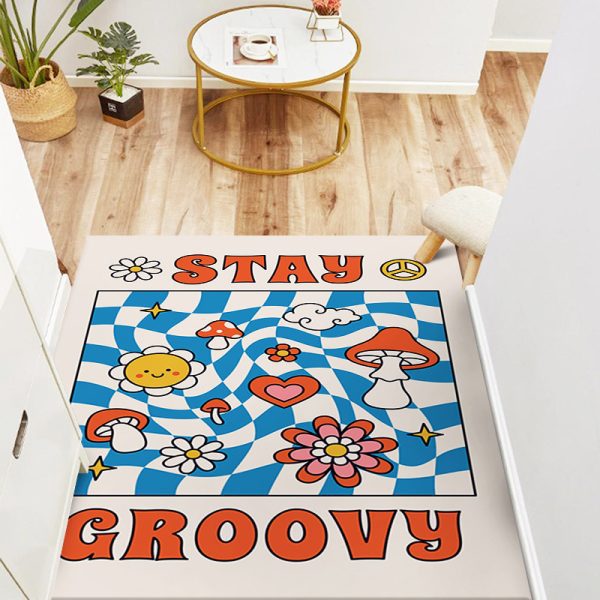 Passionate sunflower colorful decorative floor mat