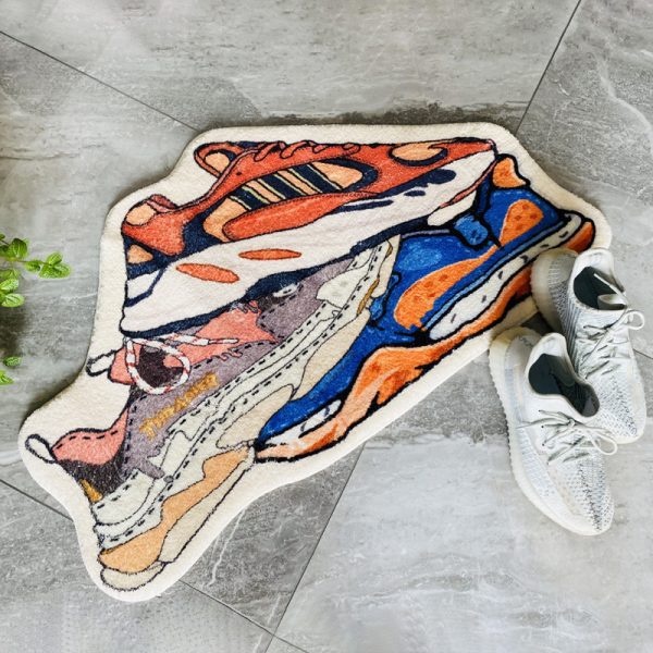 Air Jordan trainer shape cartoon trend creative floor matT