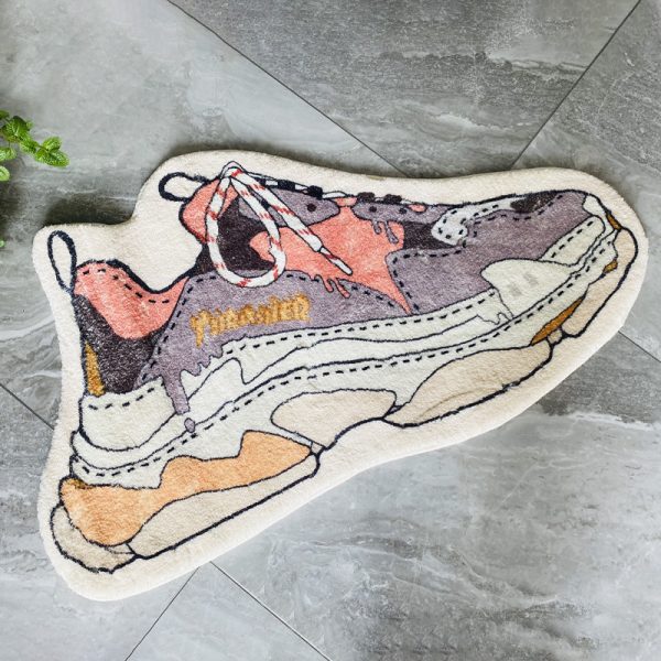 Air Jordan trainer shape cartoon trend creative floor matT