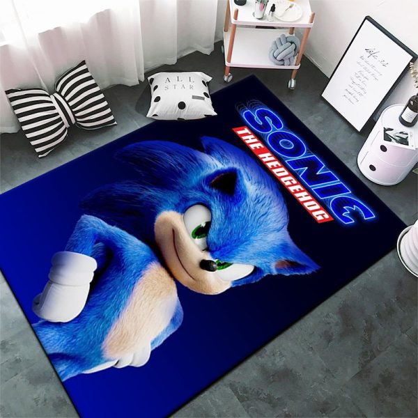 Sonic the Hedgehog cartoon trend sells non-slip floor mat