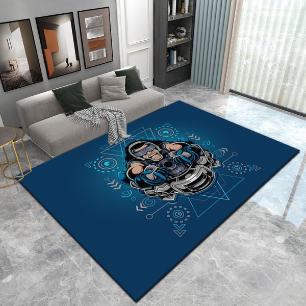 New cyberpunk esports console themed cool floor mat