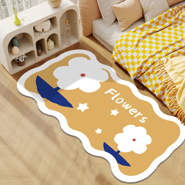 Imitation cashmere comfortable skin-friendly cute floor mat