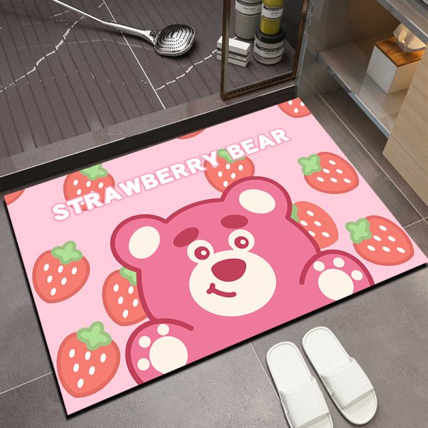 Lotso soft absorbent quick-drying cute bath mat