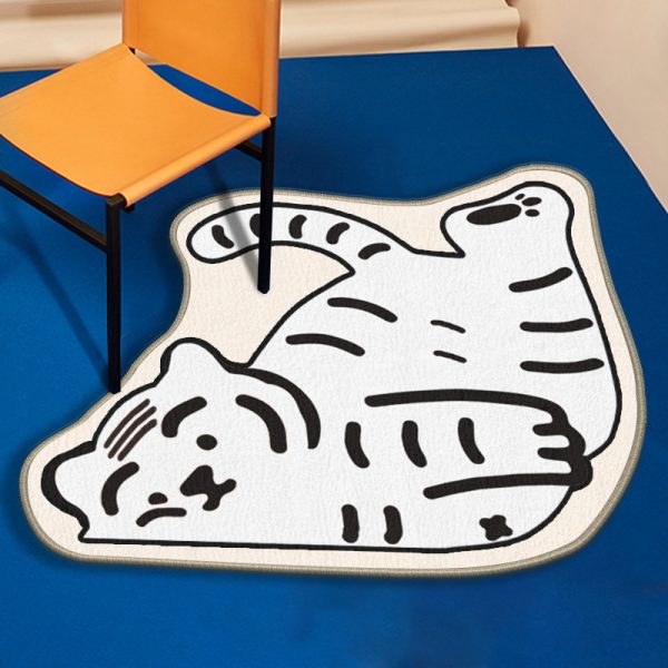 Hero Tiger cartoon cute soft floor mat