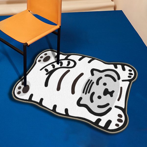 Hero Tiger cartoon cute soft floor mat