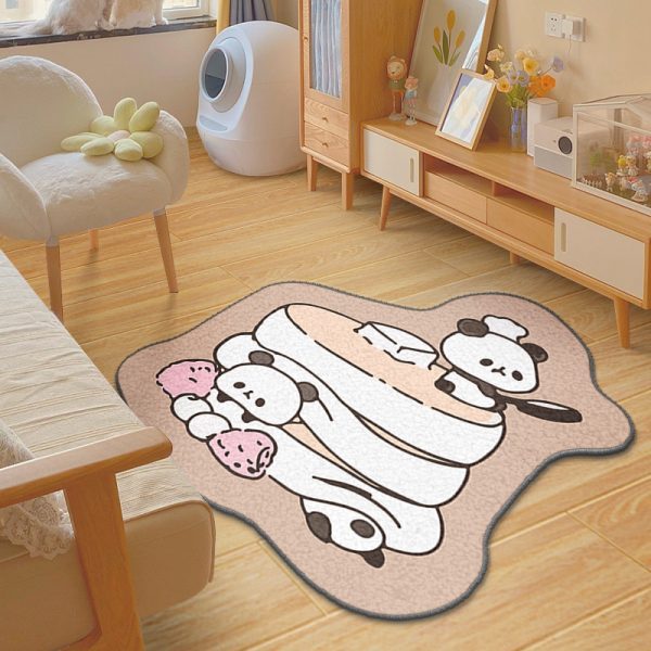 INS style cute imitation cashmere soft and comfortable mat